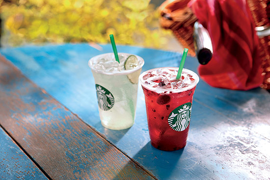 Rede Starbucks lança bebidas refrescantes à base de café verde (foto)