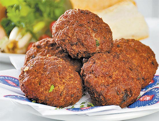Delicious meatballs are the most-ordered appetizers at Bar do Luiz Fernandes