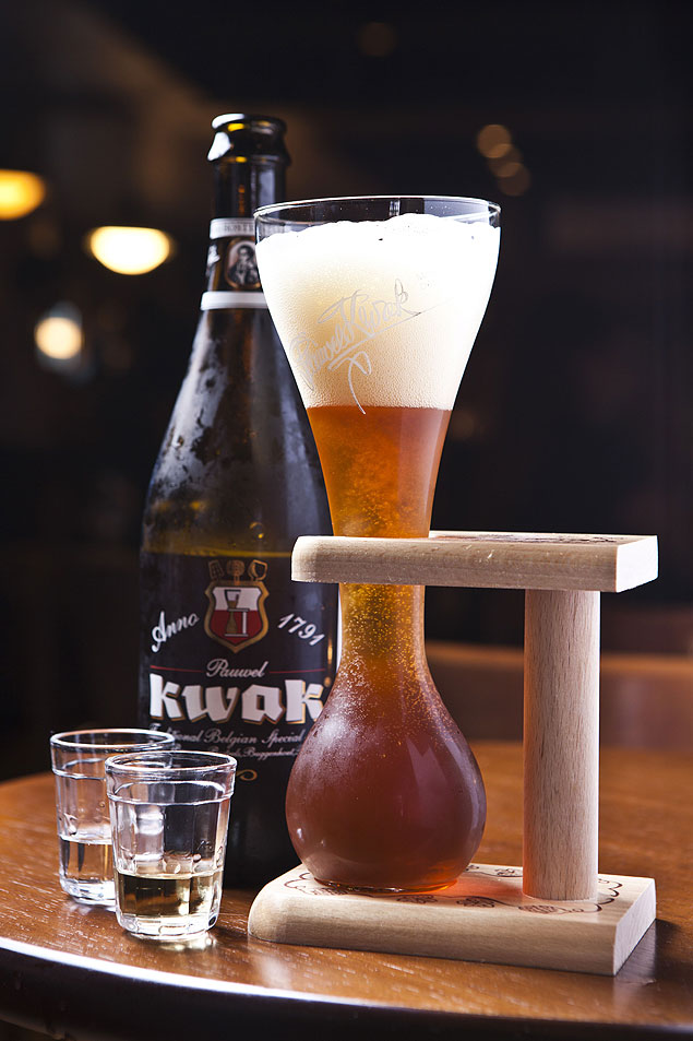 O Fleche Wallon, drinque da nova carta de coquetéis do The Ale House Pub, é feito com cerveja, Cointreau e tequila 