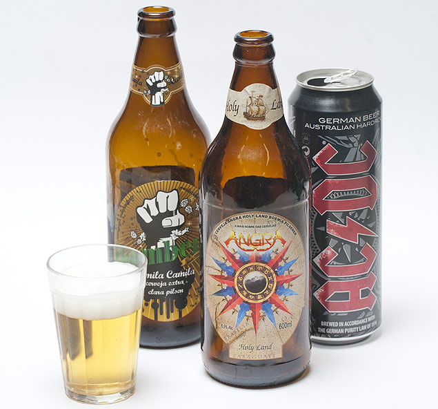 Cervejas especiais das bandas Angra, AC/DC e Nenhum de Nós 