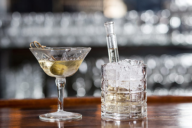 Dry martini do Frank Bar 