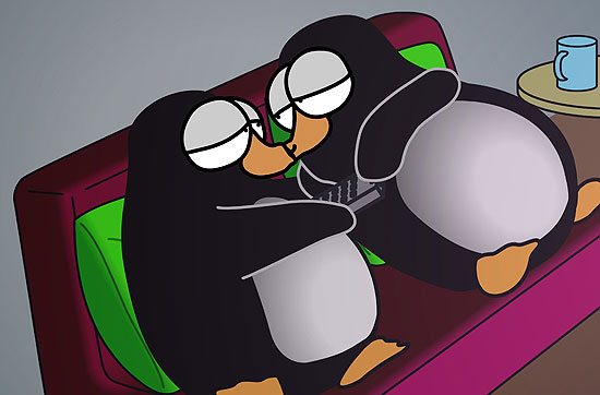 As aventuras de um casal de pinguins gays apaixonados estão no filme "The Gus & Waldo Show" (foto)