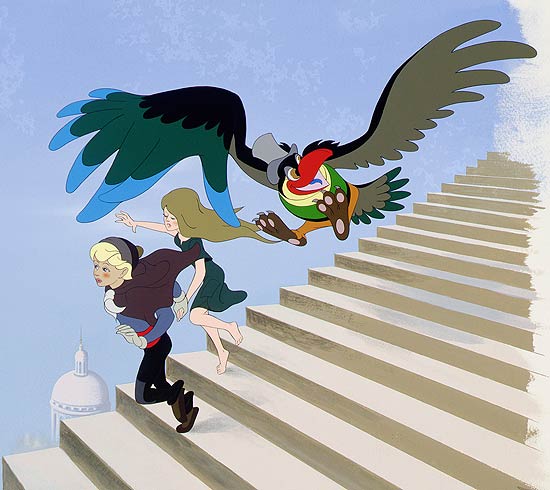 Animação "O Rei e o Pássaro" (foto), de Paul Grimault, será exibida no próximo domingo (16)