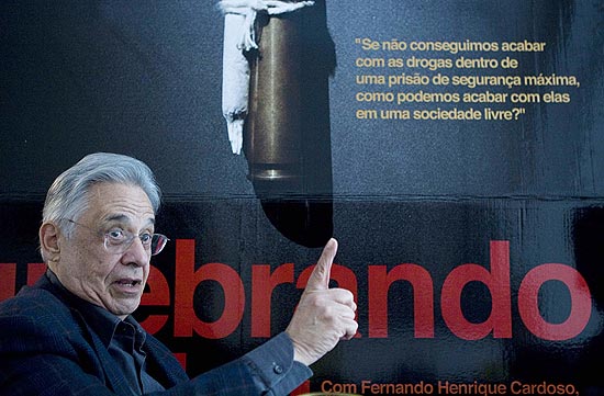 Fernando Henrique Cardoso concede entrevista, em So Paulo