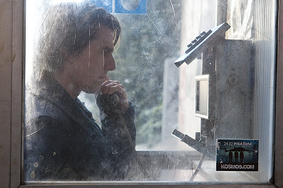 Tom Cruise em cena do novo filme da série "Missão: Impossível - Protocolo Fantasma", que estreia em 21/12