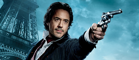 Ator Robert Downey Jr. em "Sherlock Holmes: O Jogo de Sombras", que estreia em janeiro no Brasil