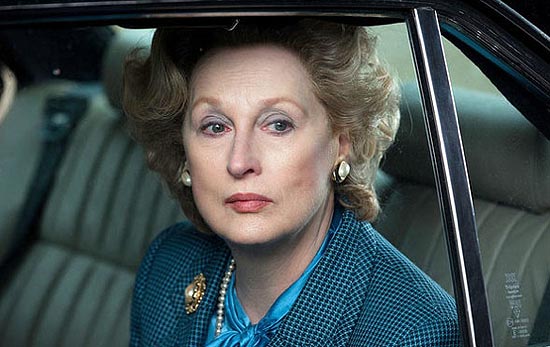 Em "A Dama de Ferro", Meryl Streep (foto) vira Margaret Thatcher, ex-primeira-ministra do Reino Unido