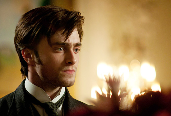 O ator Daniel Radcliffe em cena de "A Mulher de Preto"