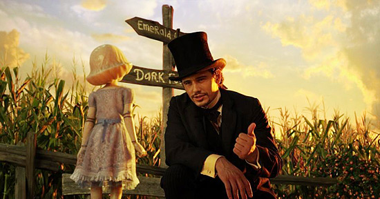 James Franco (foto) em cena de "Oz - Mágico e Poderoso", filme que estreia no ano que vem