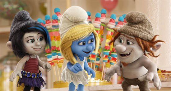 Cena do filme "Smurfs 2", com estreia prevista para agosto de 2013