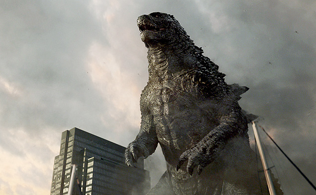 Cena do filme "Godzilla" (2014), do diretor Gareth Edwards