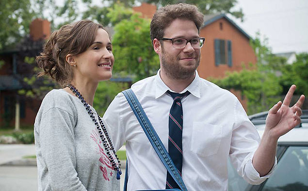 Seth Rogen e Rose Byrne so Mac e Kelly na comdia 'Vizinhos'