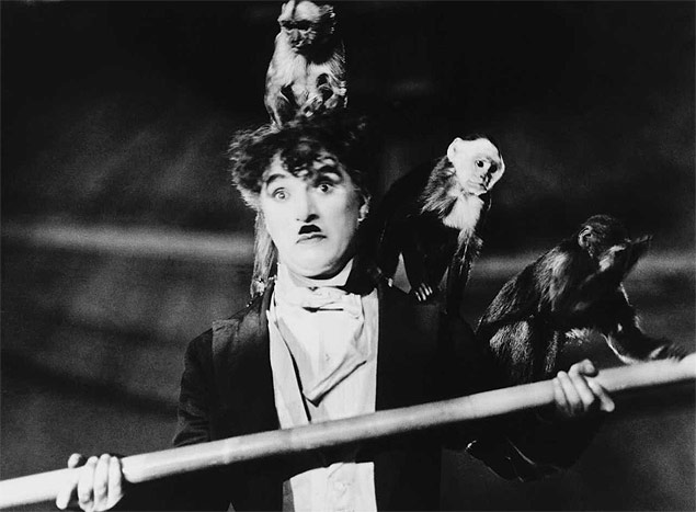 Cena de "O Circo" (1928), de Charles Chaplin