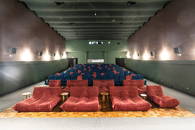 Sala do Cinesala, localizado na rua Fradique Coutinho, em Pinheiros