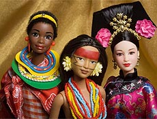 A exposição "Barbie pelo Mundo" permanece em cartaz até a próxima terça-feira, dia 27