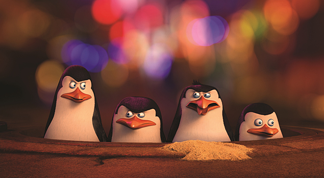 Cena da animao 'Pinguins de Madagascar'