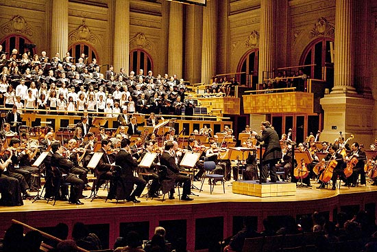 Concerto Carmina Burana, apresentado em 24 de outubro de 2009, sob regência de Rodrigo Carvalho