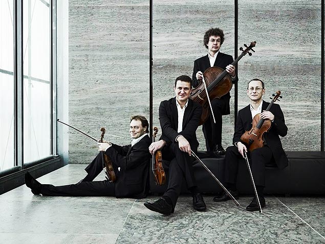 Quarteto de Leipzig (foto), grupo de cordas alemão que faz concerto gratuito único na série Terça no Centro, do CCSP 
