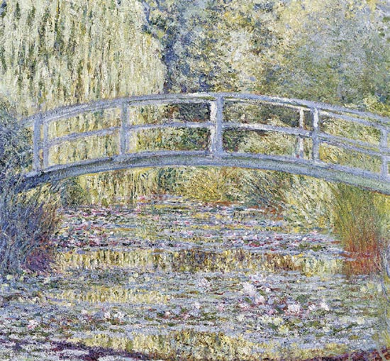 Quadro "O Lago das Ninfeias, Harmonia Verde" (foto), de Claude Monet, integra exposição impressionista em SP