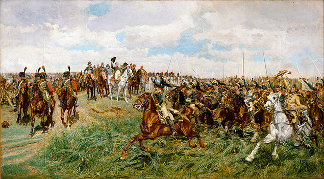 O quadro "1807, Friedland" (1875), do pintor Ernest Meissonier, que teria servido de inspirao para Pedro Amrico em "Independncia ou Morte"