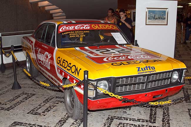 Opala Cupê 1975 (foto) foi campeão da Stock Car em 1979 com o piloto Paulo Gomes; carro estará em exposição na capital paulista