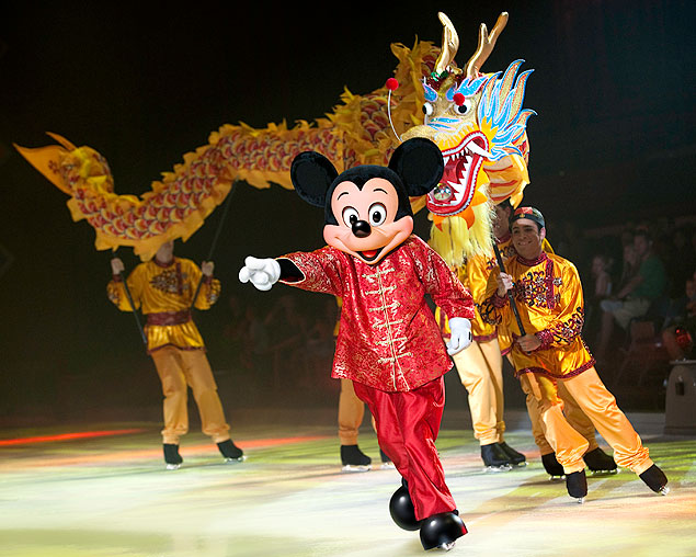 Disney on Ice chega ao Ginásio do Ibirapuera (zona sul de São Paulo) em maio com o espetáculo "Vamos Festejar!"