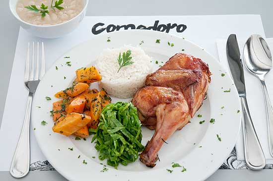 Prato servido no restaurante Comedoro, na Vila Leopoldina (zona oeste de São Paulo)