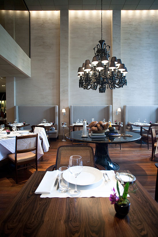 Ambiente do restaurante D.O.M., do chef Alex Atala, eleito o 4º melhor do mundo