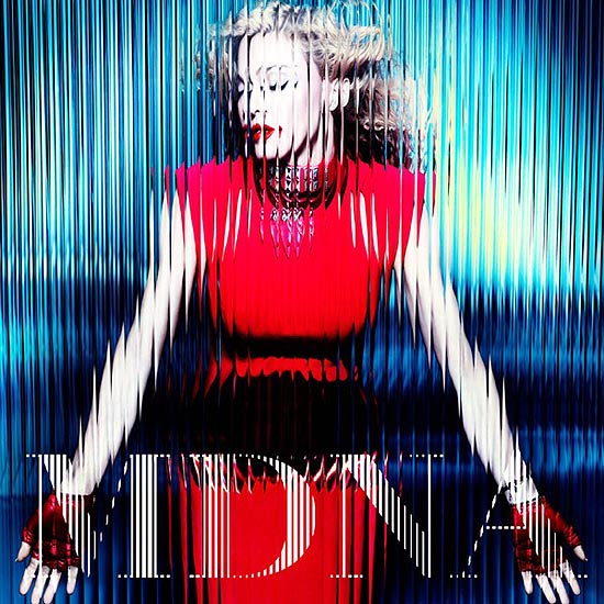 Capa do single "MDNA", da cantora Madonna