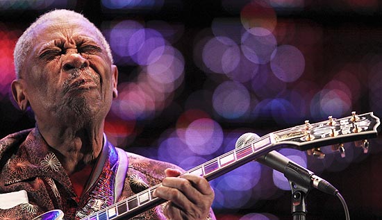 Guitarrista norte-americano B. B. King, lenda do blues, faz três shows em São Paulo em outubro