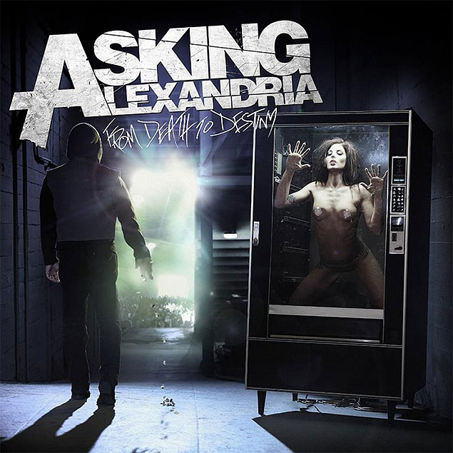 Capa do disco "From Death to Destiny", de 2013, do Asking Alexandria