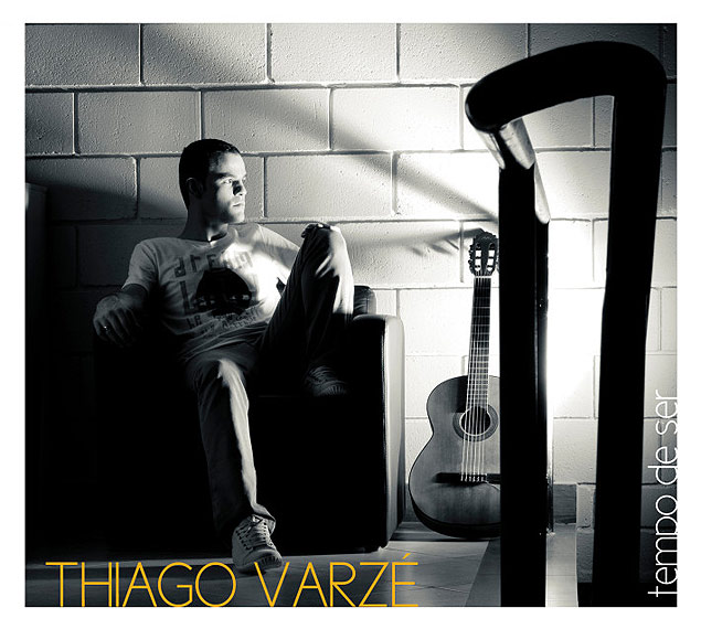 Capa do novo disco de Thiago Varzé "Tempo de Ser"; cantor de MPB apresenta o trabalho neste domingo (20) no Tom Jazz