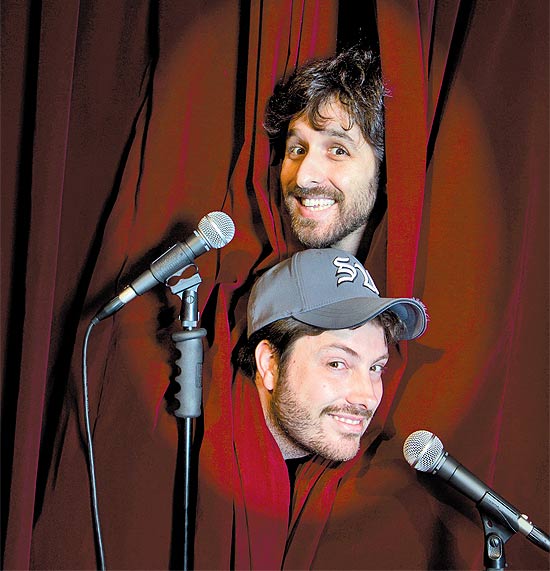 Rafinha Bastos, Danilo Gentili (foto) e o produtor Ítalo Gusso são os idealizadores do Comedians, na r. Augusta