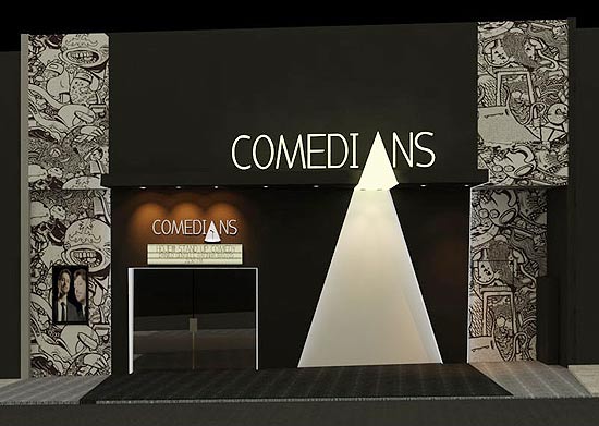 Fachada do Comedians, na rua Augusta, que terá 15 sessões de "stand-up" até domingo