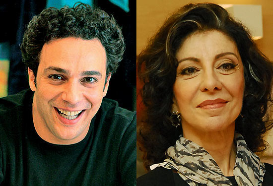 Marcelo Médici (esq.) será dirigido por Marília Pêra (dir.) em nova comédia que estreia em junho no teatro Faap