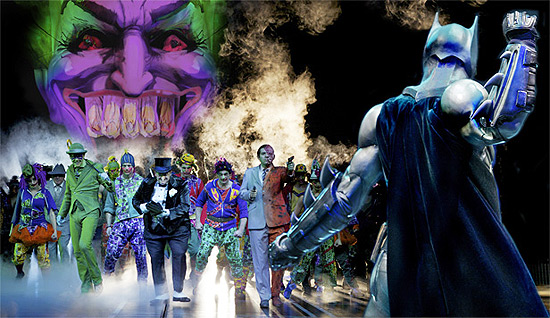 Espetáculo "Batman Live" será apresentado entre 11 e 22 de abril no Ginásio do Ibirapuera (zona sul de SP)