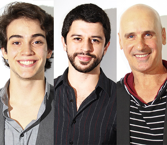 André Torquato, Luciano Andrey e Rubem Gabira (esq. p/ dir.) são protagonistas de "Priscilla, Rainha do Deserto" 