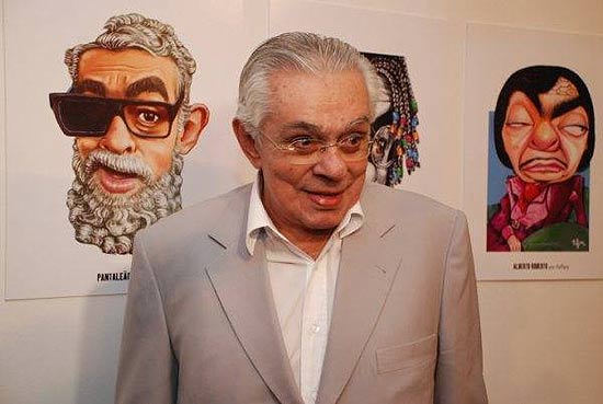 Humorista Chico Anysio (foto) foi o homenageado da primeira edição do Risadaria, em 2010