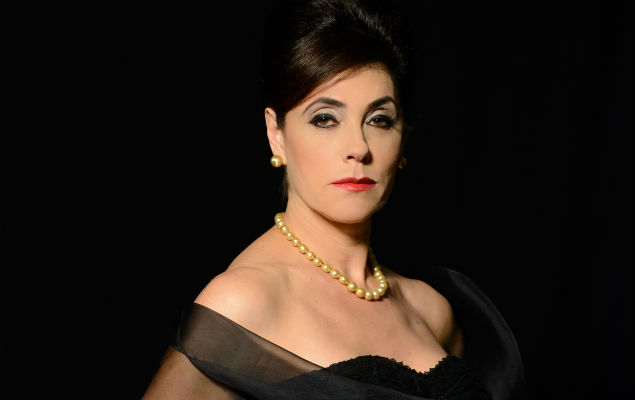 Christiane Torloni como Maria Callas na peça "Master Class" 
