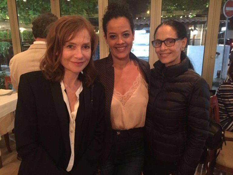 Isabelle Huppert, Maeve Jinkings e Sonia Braga jantam em Cannes
