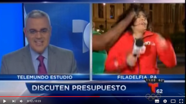 Repórter do canal Telemundo e agredida ao vivo 