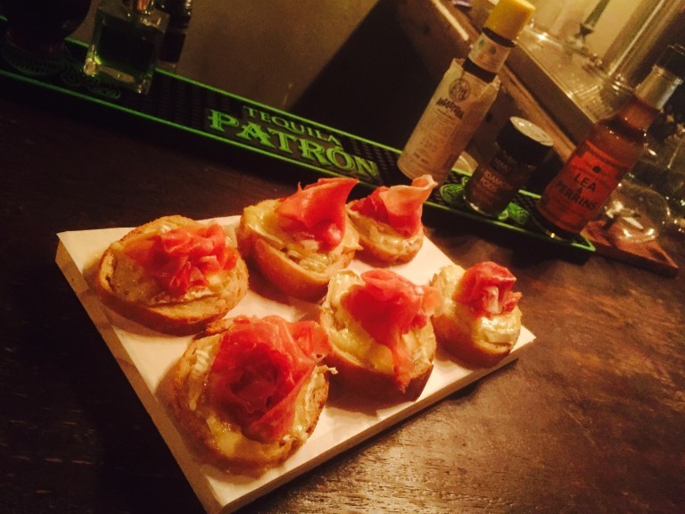 Porção de bruschettas do Home SP