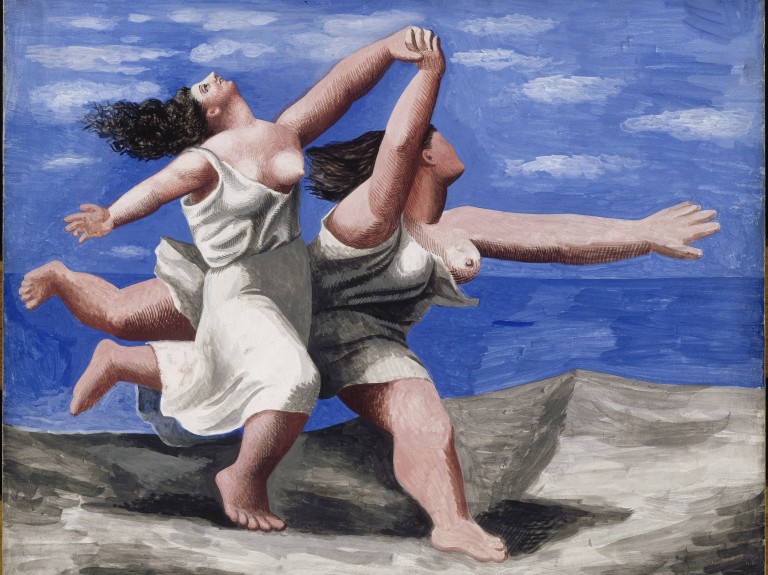 "Duas Mulheres Correndo na Praia", de 1922, de Picasso; obra está exposta na mostra "Picasso: Mão Erudita, Olho Selvagem"