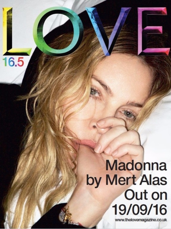 Madonna na capa da Love