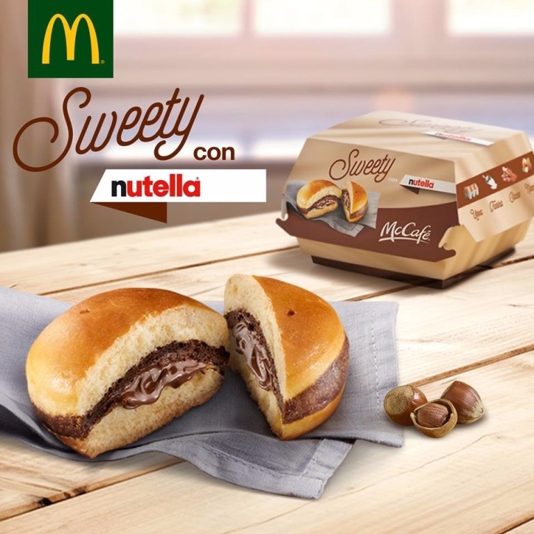 McDonalds lança sanduíche de Nutella