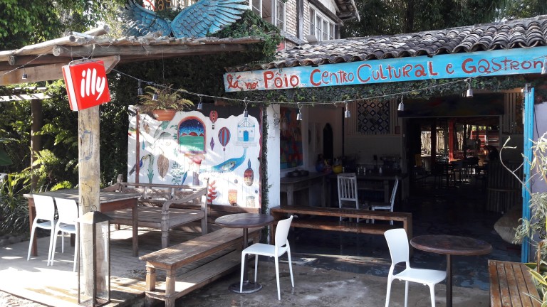 O centro cultural e gastronômico Lá no Poio, na Barra do Sahy, em São Sebastião, no litoral norte de São Paulo *** ****