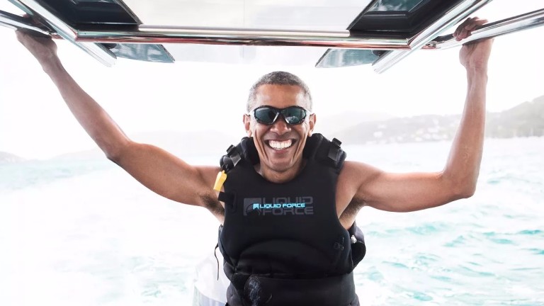 Barack Obama aproveita as férias nas Ilhas Virgens Britânicas