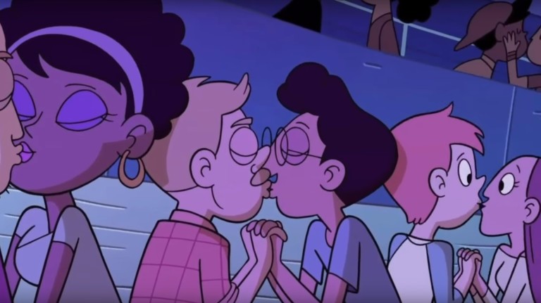 Beijo gay em série da Disney