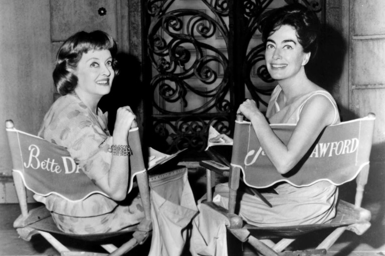 As atrizes Bette Davis  e Joan Crawford 