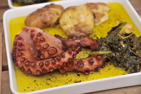 Polvo a lagareira do Cantinho Português